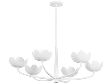 Troy Lighting Arcata 6-Light Gesso White Chandelier TLF2040GSW