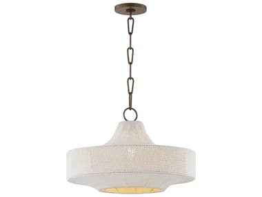 Troy Lighting Chandler Mclellan Thurso 1-Light Bronze Pendant TLF3119BRZ