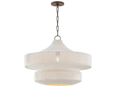 Troy Lighting Chandler Mclellan Thurso 1-Light Bronze Tiered Pendant TLF3130BRZ