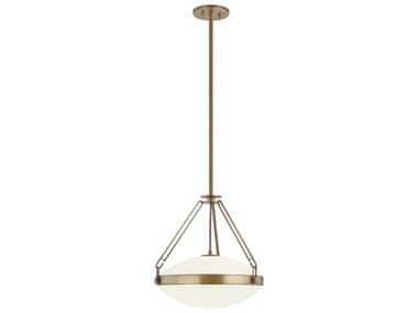 Troy Lighting Kade 1-Light Patina Brass Pendant TLF4521PBR