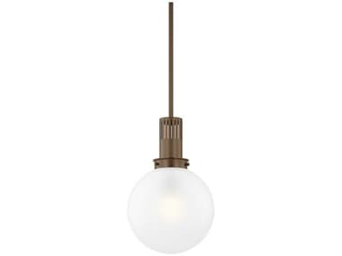 Troy Lighting Tobias 1-Light Bronze Globe Mini Pendant TLF4612BRZ