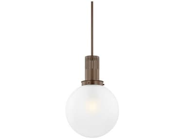 Troy Lighting Tobias 1-Light Bronze Globe Pendant TLF4616BRZ