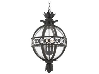 Troy Lighting Campanile French Iron 4-light 17'' Wide Outdoor Hanging Light TLF5009FRN