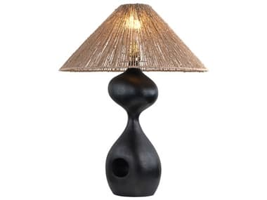 Troy Lighting Chandler Mclellan Rhu Bronze Natural Woven String Buffet Lamp TLPTL5328BRZ