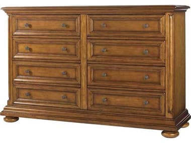 Tommy Bahama Island Estate Martinique 68" Wide 8-Drawers Brown Solid Wood Double Dress TO010531222