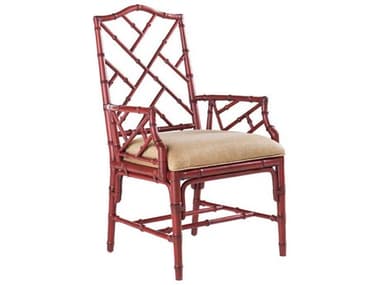 Tommy Bahama Ceylon Arm Chair Bamboo Wood Brown Dining TO010534883447311