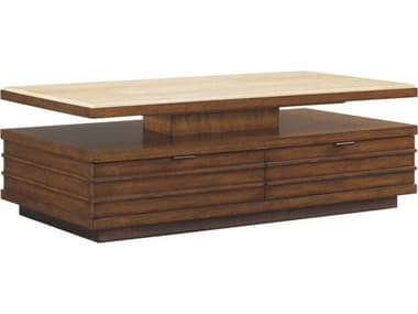 Tommy Bahama Solstice Cocktail Table 54" Rectangular Wood Coffe TO010536953C