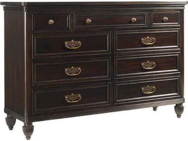 Tommy Bahama Royal Kahala Suite 68" Wide 9-Drawers Brown Solid Wood Dress TO010537233