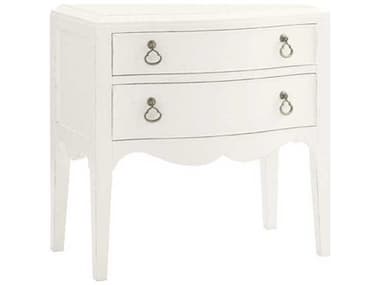 Tommy Bahama Ivory Key Martello 30" Wide 2-Drawers White Solid Wood Nightsta TO010543623