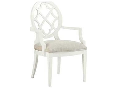 Tommy Bahama Ivory Key White Upholstered Arm Dining Chair TO010543881