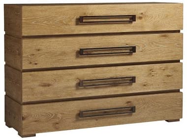 Tommy Bahama Los Altos Perth 52" Wide 4-Drawers Brown Natural Wood Dress TO010566221