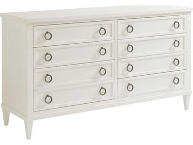Tommy Bahama Ocean Breeze Kings Bay 68&quot; Wide 8-Drawers White Solid Wood Double Dresser TO010570222