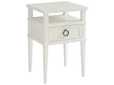 Tommy Bahama Ocean Breeze Collier 20&quot; Wide 1-Drawer White Solid Wood Nightstand TO010570622