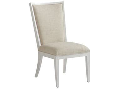 Tommy Bahama Ocean Breeze Sea Winds Solid Wood Beige Fabric Upholstered Side Dining Chair TO01057088201