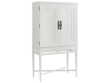 Tommy Bahama Ocean Breeze 46" White Solid Wood Bar Cabinet TO010570961C
