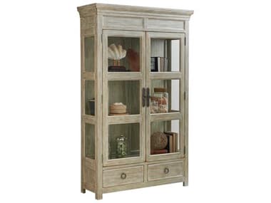 Tommy Bahama Ocean Breeze Sanctuary 56'' Wide Solid Wood Curio Display Cabinet TO010571864