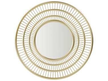 Tommy Bahama Palm Desert Sierra Tan 43'' Wide Round Wall Mirror TO010575201