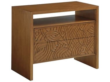 Tommy Bahama Palm Desert Sierra Tan Two-Drawers Nightstand TO010575623