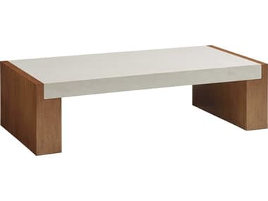 Tommy Bahama Palm Desert Anticato Marble / Sierra Tan 60'' Wide Rectangular Coffee Table TO010575945