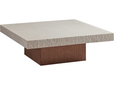 Tommy Bahama Palm Desert Anticato Marble / Sierra Tan 48'' Wide Square Coffee Table TO010575949C