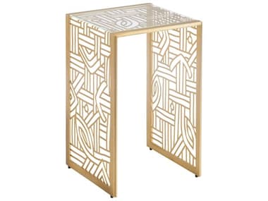 Tommy Bahama Palm Desert Gold 14'' Wide Square End Table TO010575952