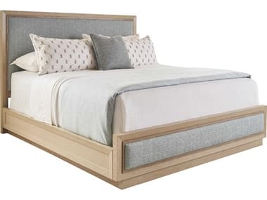 Tommy Bahama Sunset Key Grayson Sand Drift Blue Upholstered Queen Panel Bed TO010578143C40