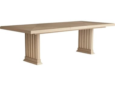 Tommy Bahama Sunset Key Belaire 78-118" Extendable Rectangular Wood Sand Drift Dining Table TO010578877