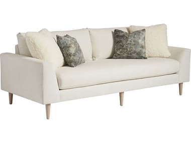 Tommy Bahama Sunset Key Roswell 90&quot; White Fabric Upholstered Sofa TO0172253340
