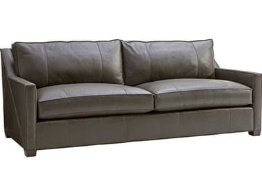 Tommy Bahama Palm Desert 90" Arrowleaf Brown Leather Upholstered Luca Sofa TO01723333LL40