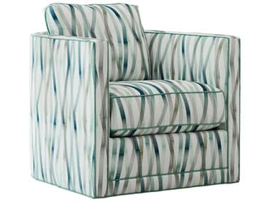 Tommy Bahama Palm Desert 30" Swivel Green Fabric Dorado Beach Accent Chair TO01727311SW41
