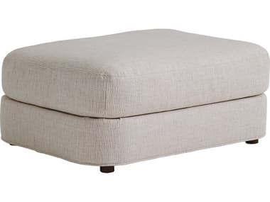 Tommy Bahama Palm Desert 39" Beige Fabric Upholstered Ottoman TO0172954440