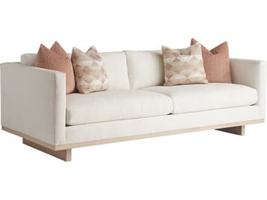 Tommy Bahama Sunset Key Brixton 90&quot; White Fabric Upholstered Sofa TO0175853340