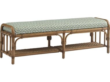 Tommy Bahama Key Biscayne Green Upholstered Accent Bench TO17952541