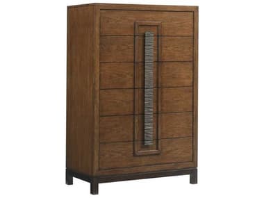 Tommy Bahama Island Fusion 42" Wide 6-Drawers Sebana Brown Accent Che TO556307