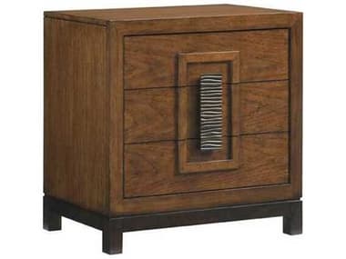 Tommy Bahama Island Fusion Isabela 30" Wide 3-Drawers Brown Solid Wood Nightsta TO556621