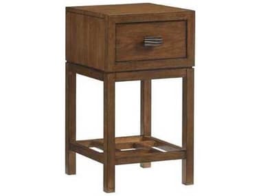 Tommy Bahama Island Fusion Hana 16&quot; Wide 1-Drawer Brown Solid Wood NightstandNight Tab TO556622