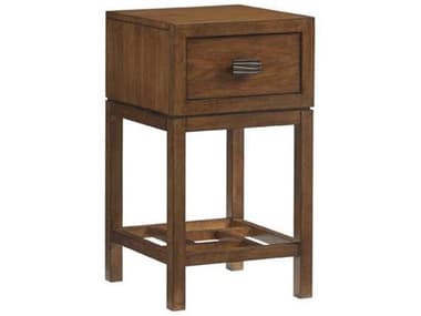 Tommy Bahama Island Fusion Hana 16&quot; Wide 1-Drawer Brown Solid Wood NightstandNight Table TO556622
