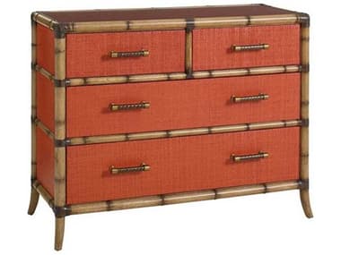 Tommy Bahama Twin Palms 44" Wide 4-Drawers Pink Accent Che TO559624