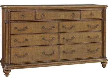 Tommy Bahama Bali Hai Costa Sera 68" Wide 9-Drawers Brown Solid Wood Dresser TO593234