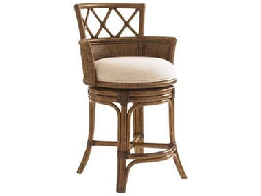 Tommy Bahama Bali Hai Upholstered Rattan Counter Stool TO593815