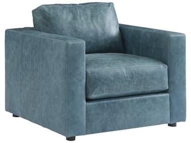 Tommy Bahama Key Biscayne Blue Leather Club Chair TOLL71291140