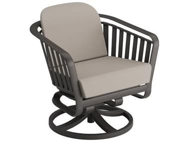 Tropitone Trelon Cushion Aluminum Swivel Rocker Lounge Chair TP141925NT