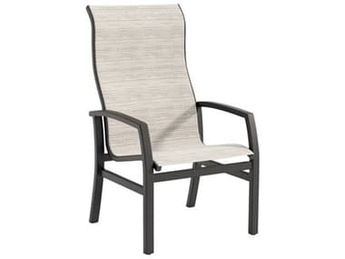 Tropitone Muirlands Sling Aluminum High Back Dining Arm Chair TP162001