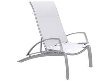 Tropitone South Beach Relaxed Sling Aluminum Recliner Lounge Chair TP241820