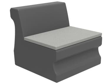 Tropitone Radius Marine Grade Polymer Modular Lounge Chair with Seat Pad TP3B181005MC