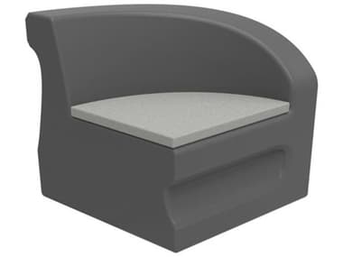 Tropitone Radius Marine Grade Polymer Left Arm Lounge Chair with Seat Pad TP3B181005ML