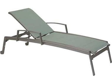 Tropitone Elance Relaxed Sling Aluminum Chaise Lounge with Wheels TP461433W