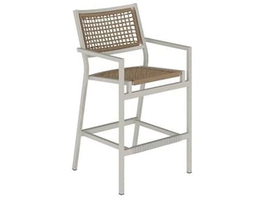 Tropitone Cabana Club Rope Aluminum Outdoor Bar Stool TP592426RP