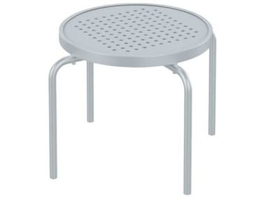 Tropitone Patterned Boulevard Aluminum 26'' Wide Round Stacking Tea Table TP601582SB