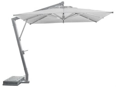 Tropitone Cantilever Aluminum 13'' Square Crank Tilt Umbrella in Canvas Natural TP7AS013CKD